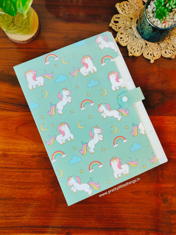 Space / Unicorn Multisection Folders [5 Sections]