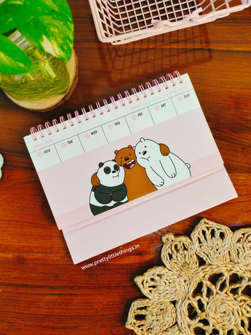 Panda & Bear themed Weekly Planners