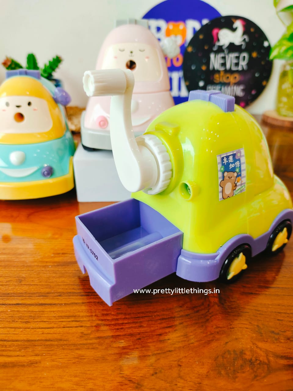Table Sharpeners - Colorful Mini Cars – Pretty Little Things