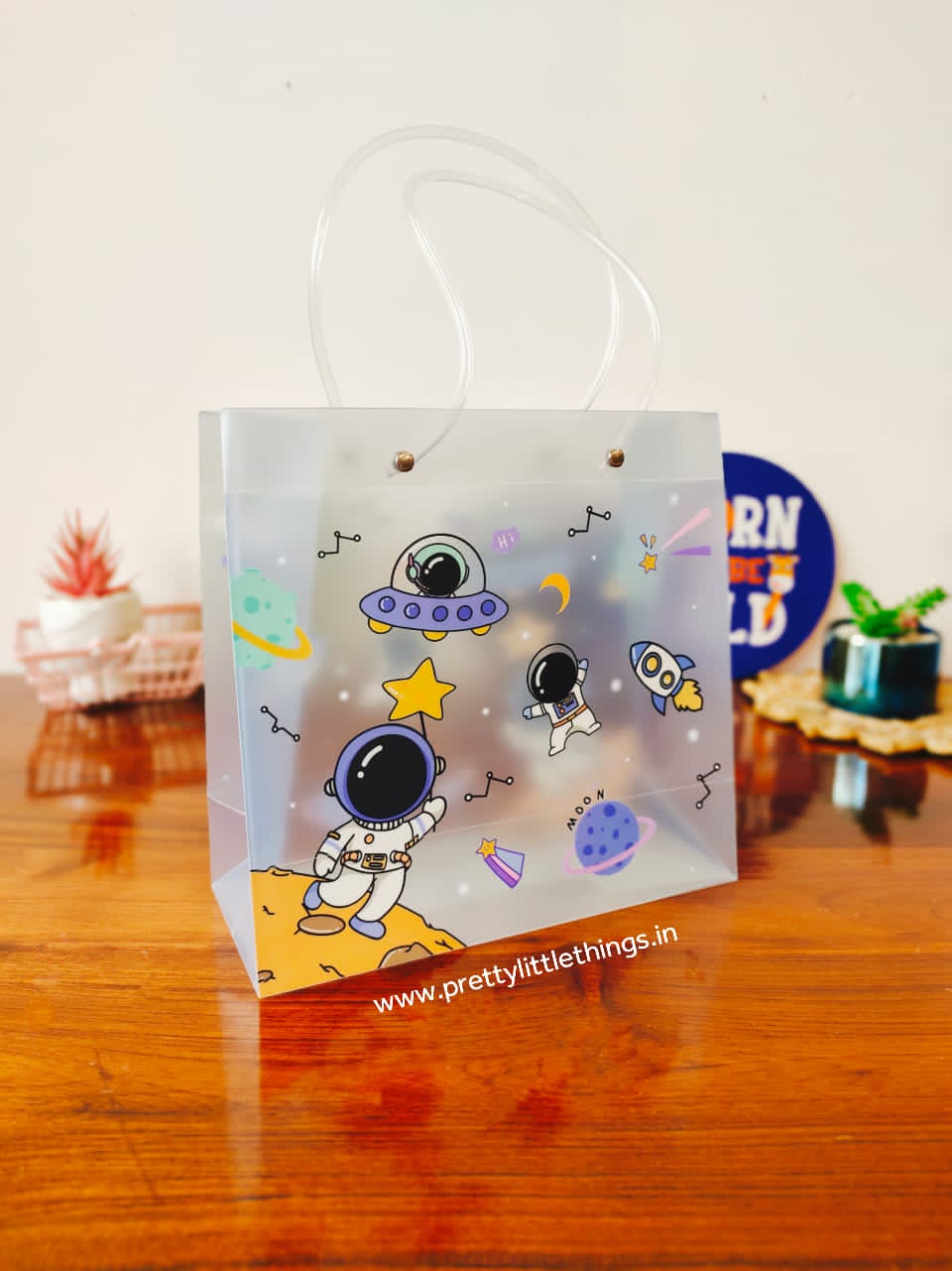 Space Theme Gift Bags Square Pretty Little Things