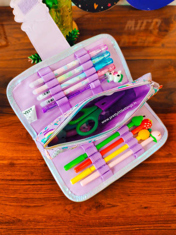 Holographic Roll-Up Flap Pouch