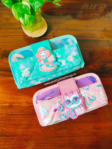 Holographic Roll-Up Flap Pouch
