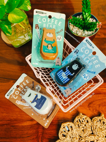 Coffee Bear / Panda Correction Tape
