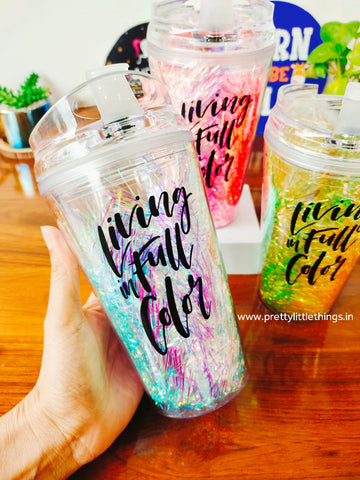 Glitter Juice Sippers - Living in Full Colors