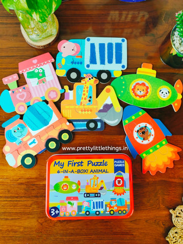 My First Puzzle : 6 in 1 Puzzle Box for Kids