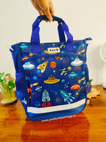 Space / Unicorn Printed Multi-Utility Tote Bags