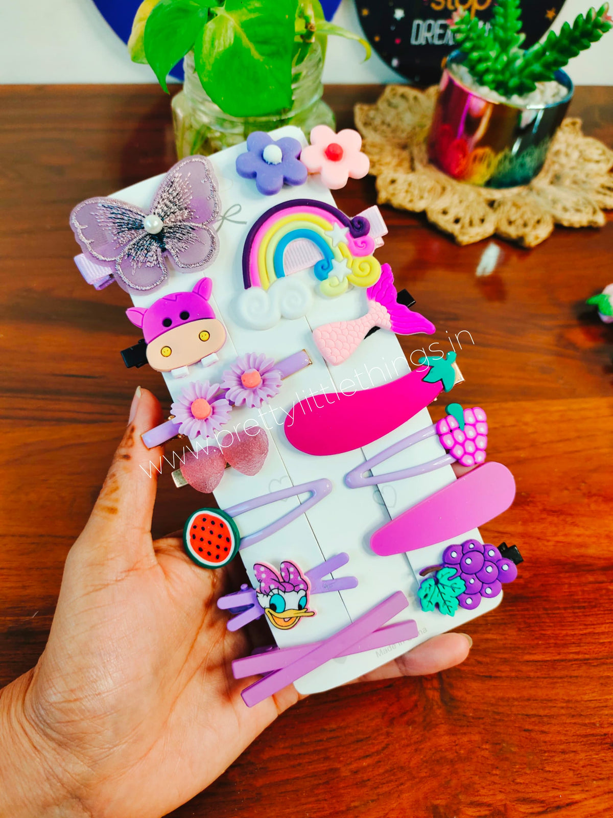 Quirky kids Hair Clips Pack (Pack of 14 pcs) [HCKP14]