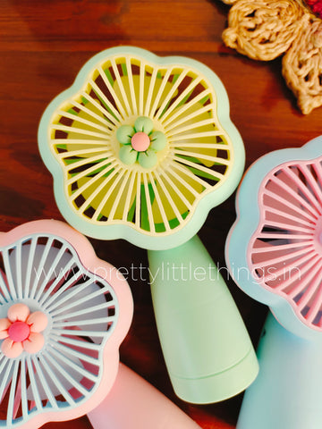 Handheld Portable Mini Fans with LED Light [PMFLL]