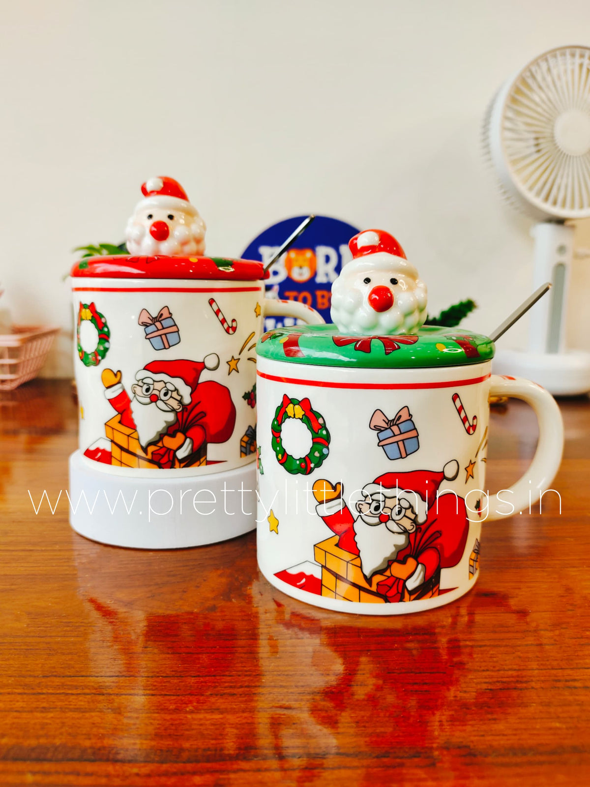 Christmas Happy Santa Mugs