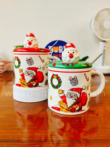 Christmas Happy Santa Mugs