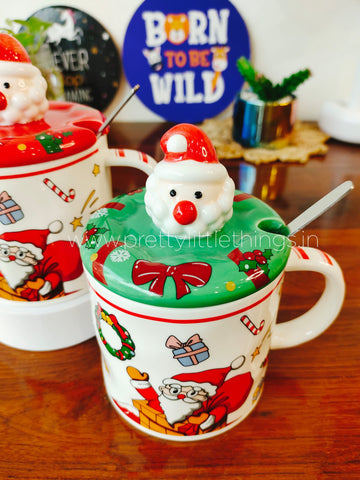 Christmas Happy Santa Mugs