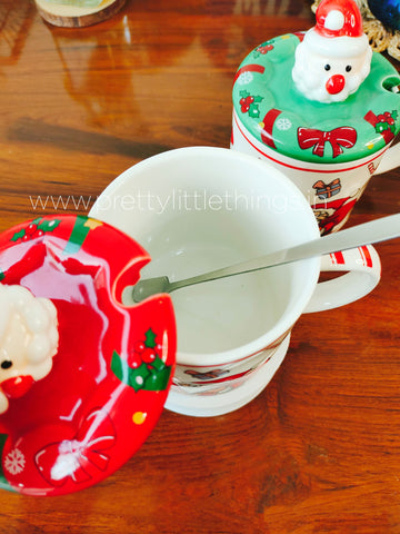 Christmas Happy Santa Mugs