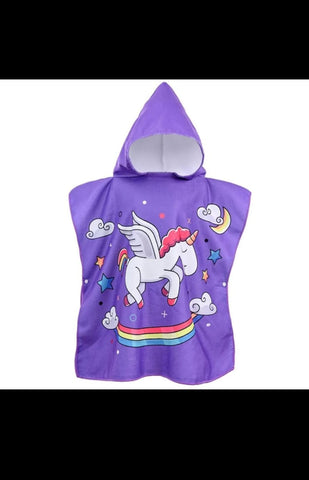 Hoodie Poncho Swim / Bath Towels