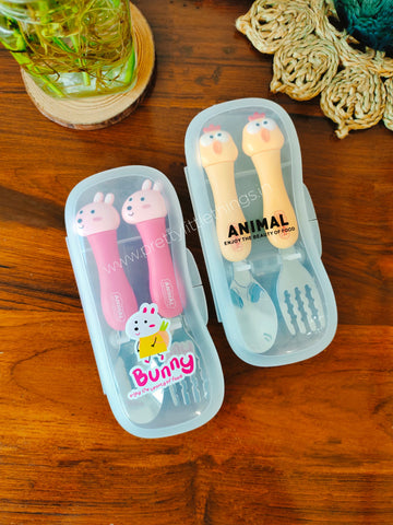 Stainless Steel Spoon Fork Set for Kids