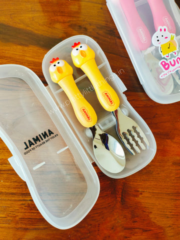 Stainless Steel Spoon Fork Set for Kids