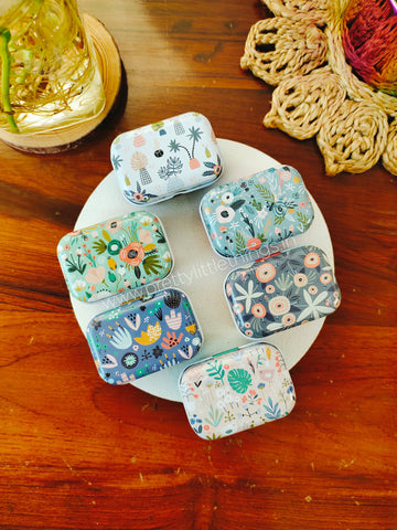 Unicorn / Floral Printed Mini Tin Boxes