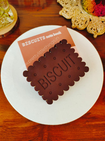 Chocolate Cream Biscuit Style Notebook