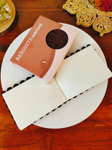 Chocolate Cream Biscuit Style Notebook