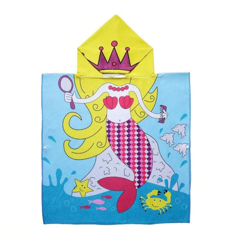 Hoodie Poncho Swim / Bath Towels