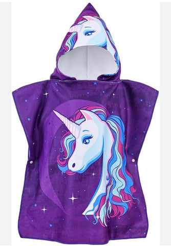 Hoodie Poncho Swim / Bath Towels