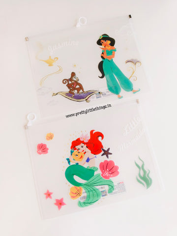Princess Ziploc Folders