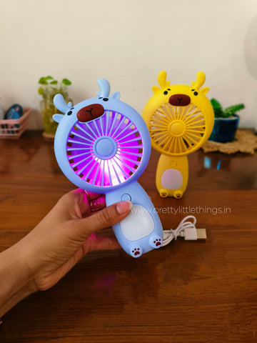 Portable Reindeer Mini Fans