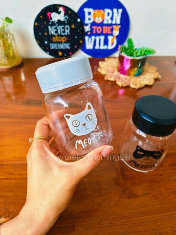 Cat-ty Glass Jars