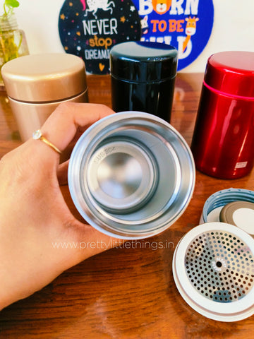 Mini Flasks Metallic Insulated Steel Mini Flasks with Strainer (~250 ML) – Pretty ...