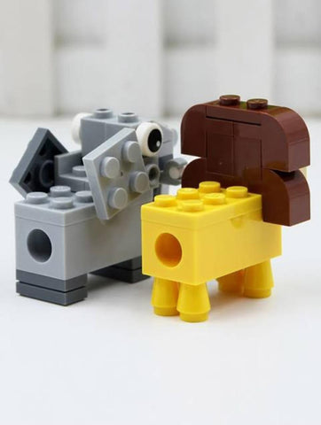 DIY Puzzle Lego Type Block Sharpeners