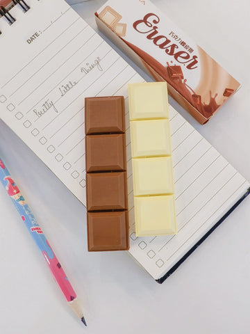 Chocolate Bar Erasers