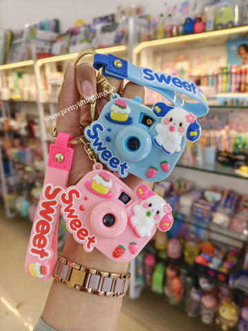 Bunny Projector Camera Keychain