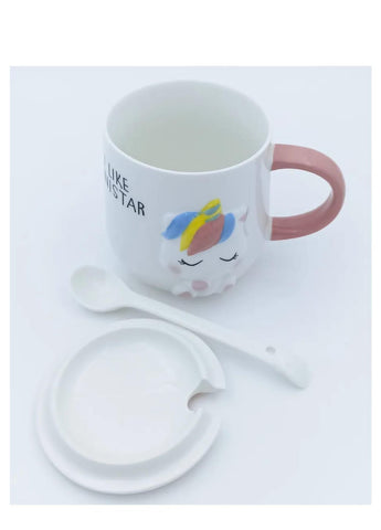 Teddy / Unicorn Ceramic Coffee / Milk Mug