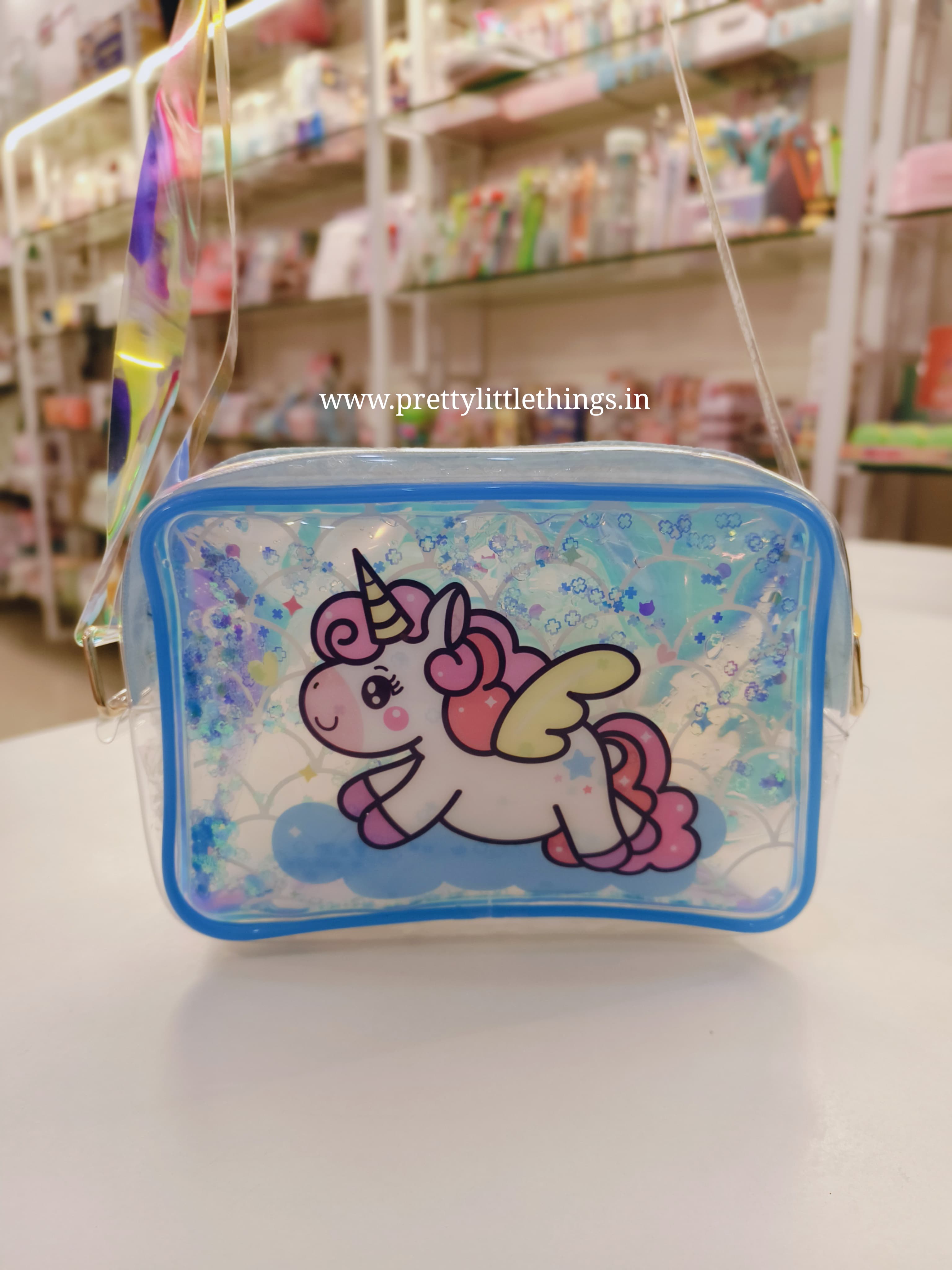 Unicorn Water Glitter Sling Bags – Pretty Little Things