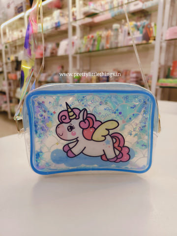 Unicorn Water Glitter Sling Bags