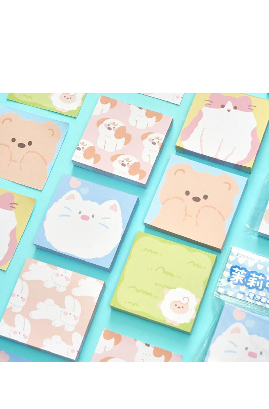 Cute Animals Kawaii Pocket Notes Pad