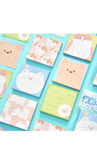 Cute Animals Kawaii Pocket Notes Pad