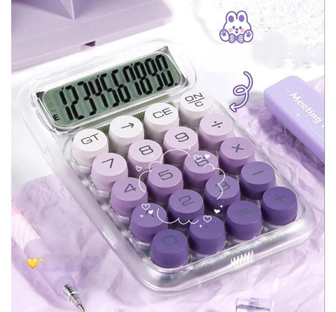 Colorful Transparent Calculator