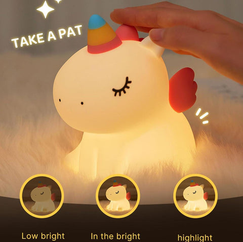 Unicorn Silicon Pat Control Night Lamp