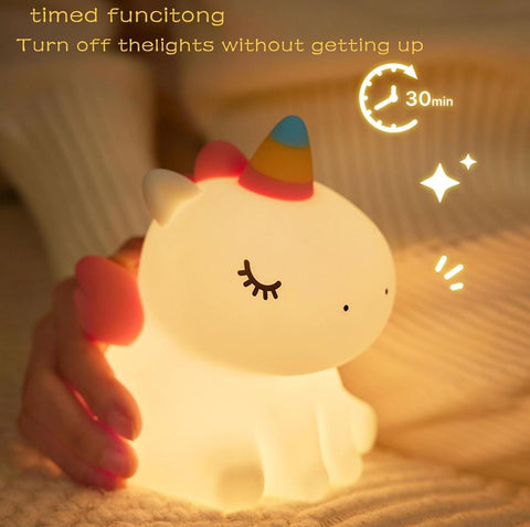 Unicorn Silicon Pat Control Night Lamp