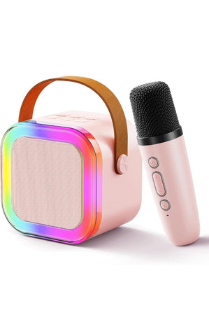 K12, Karaoke Set With BT Speaker, Mic and LED
