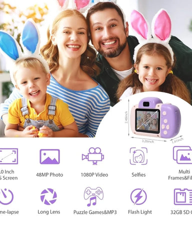 Kids HD Camera with Lens Design