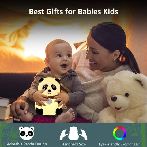 Panda Silicon Night Lamp (7 Color Light)