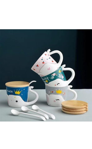 Elephant Design Coffee Mug
