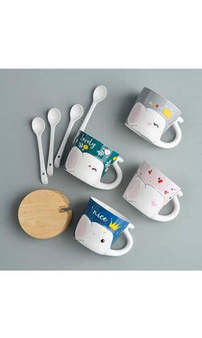 Elephant Design Coffee Mug