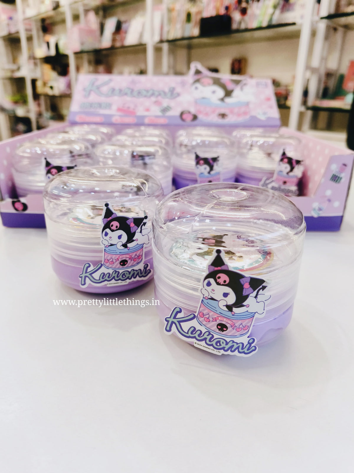 Kuromi Theme Slime with Badge
