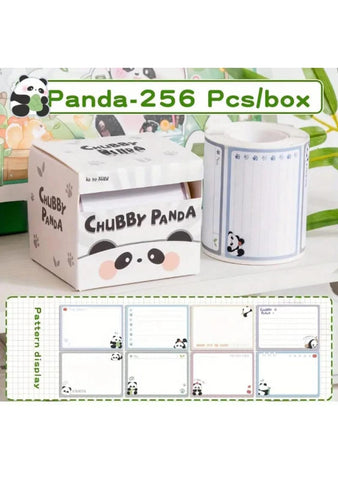Chubby Panda Sticker Label Roll