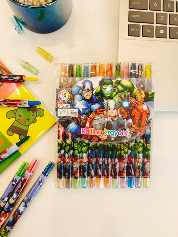 Rolling Crayons Pack [12 pcs pack]