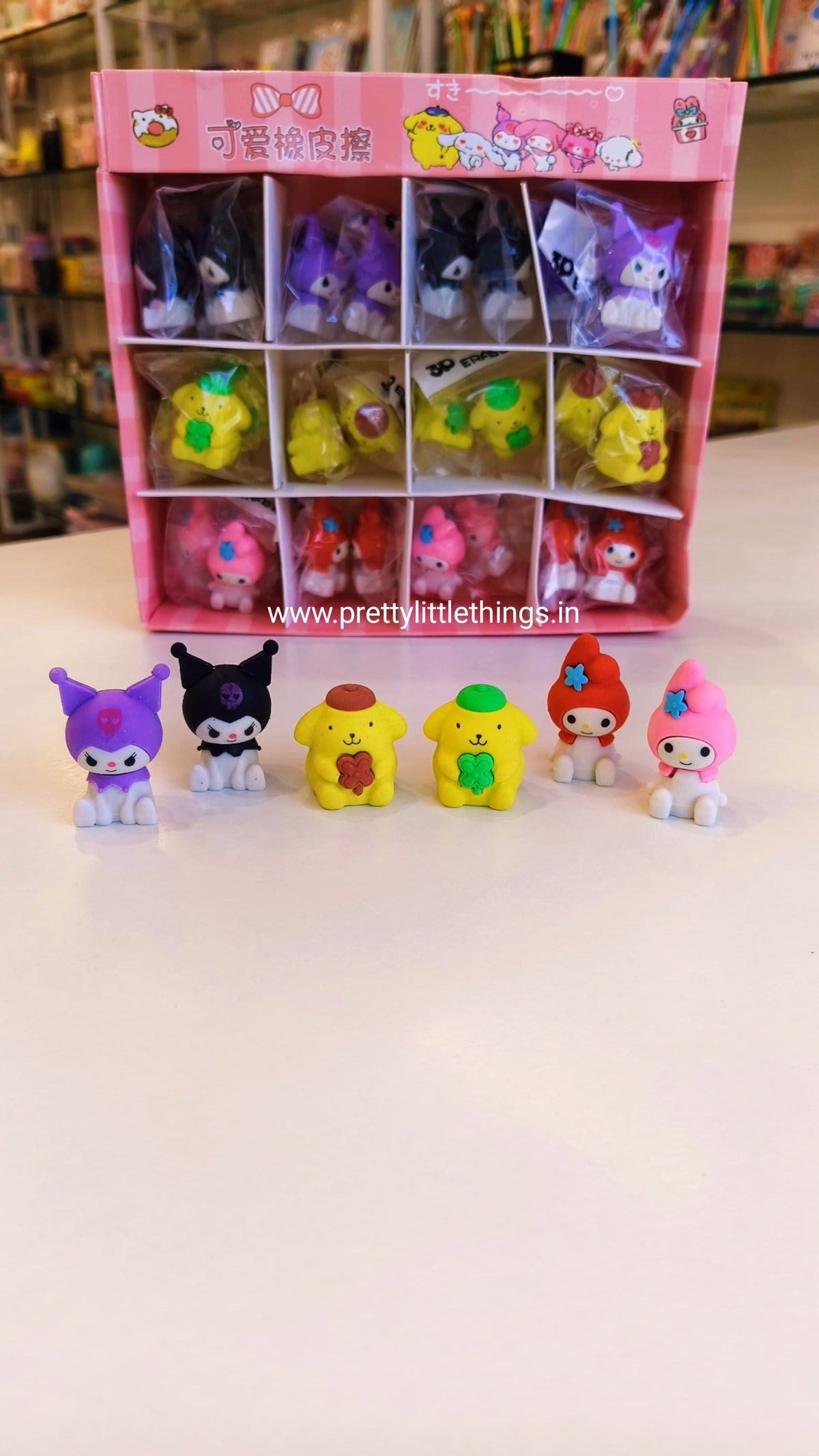 Mini Sanrio Collectible Erasers