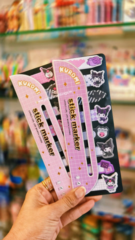 Cute-sy Kuromi Sticky Page Markers
