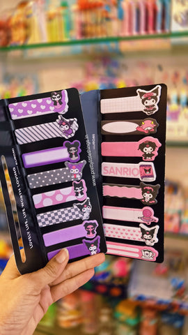 Cute-sy Kuromi Sticky Page Markers